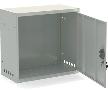 Шкаф для газовых баллонов ШГР 27-2-4(2x27л) 700x740x385 мм Светло-серый