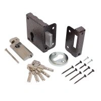 Птимаш ЗН1-1У (усиленный цилиндр) медь Замок накладной (30)