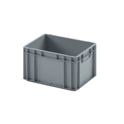 Евроконтейнер ЕС-4322.2 со сплошным дном и закрытыми ручками, 400х300х220 мм