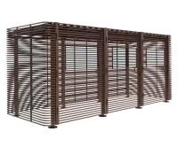 Контейнерная площадка для ТБО «МАФ - 6 PRO MAX» без хозблока