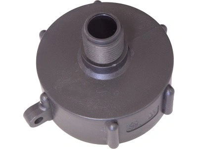 Переходник п/э для еврокуба 2"× 1/2" "мама-папа", резьба S60X6, код: 37997