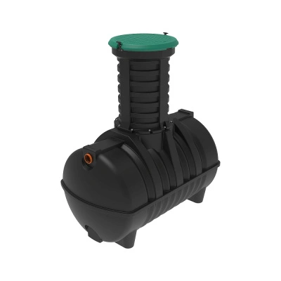 Емкость подземная Rostok G 2800 с горловиной 1000 мм с входом 110 