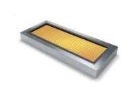 Батут с полотном из ремней с цветным покрытием «Mevik Plus T-3000» прямоугольник