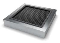 Батут с полотном из ремней «Mevik Plus S-1500» квадрат