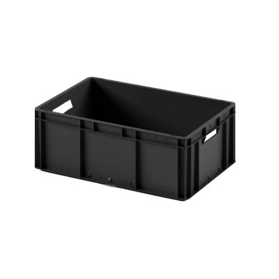 Евроконтейнер ЕС-6422.3 с усиленным дном и открытыми ручками, 600х400х220 мм 