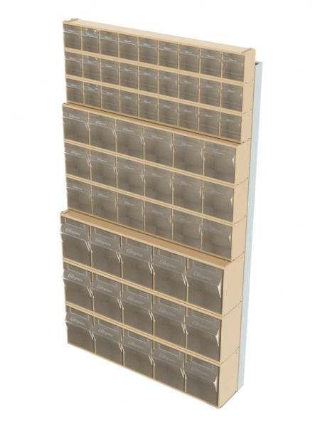 Стойка бежевая настенная Стелла-техник 402-03-03-03-B