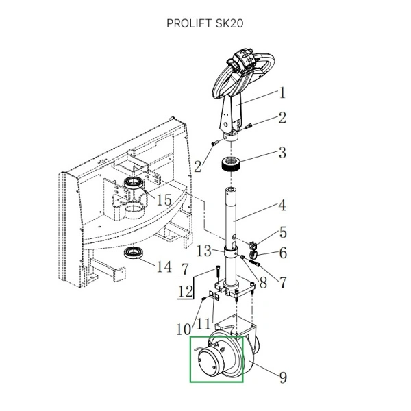 Катушка электромагнитного тормоза для штабелеров SDR/SDK 1.5-2 т, для тележек SK20