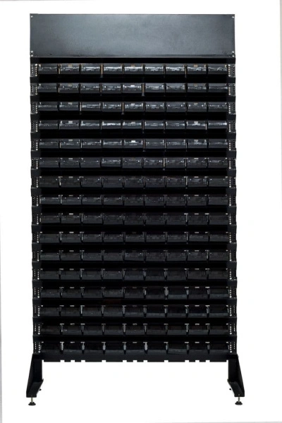 Стеллаж с пластиковыми ящиками 1801-16/0/0п СH