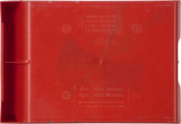 Ящик Milano 350х230х150 PP, черный антистатичный, арт. 5003 ESD, код: 12772