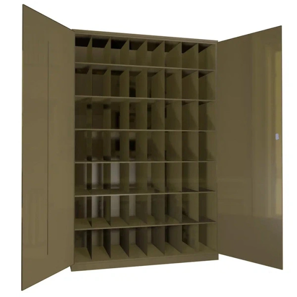 Шкаф для противогазов ХПГ-56 с дверьми 1900x1254x500 мм Коричневый