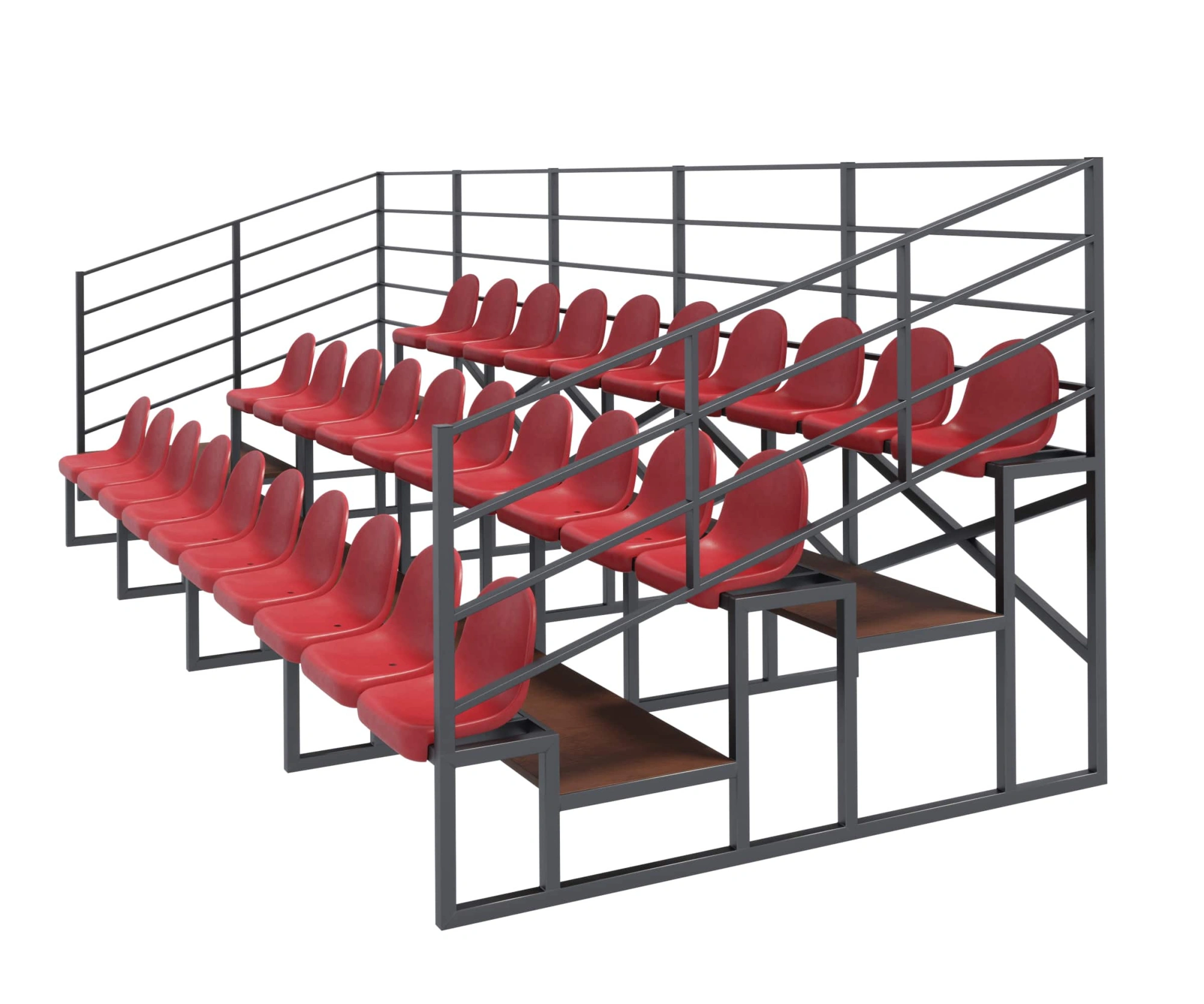 Трибуна трехрядная на 30 мест «Форум-30»