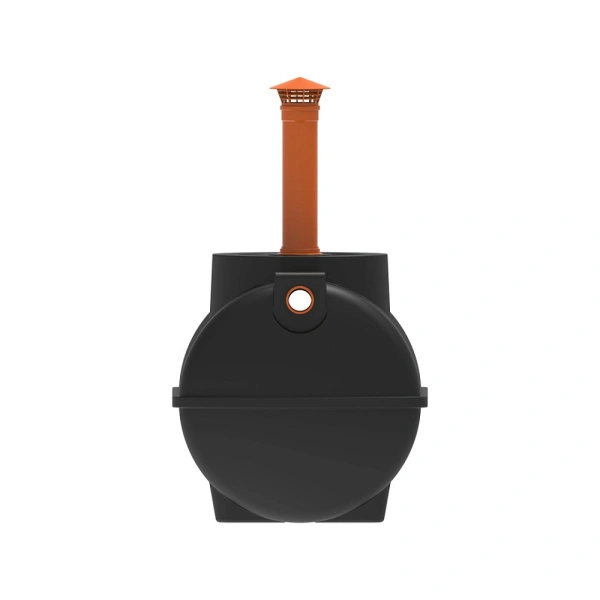 Емкость подземная Rostok G 1800 шахта с входом и выходом 110 