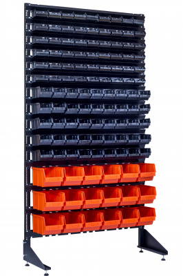 Стеллаж с пластиковыми ящиками 1801-6/5/3 CH-O